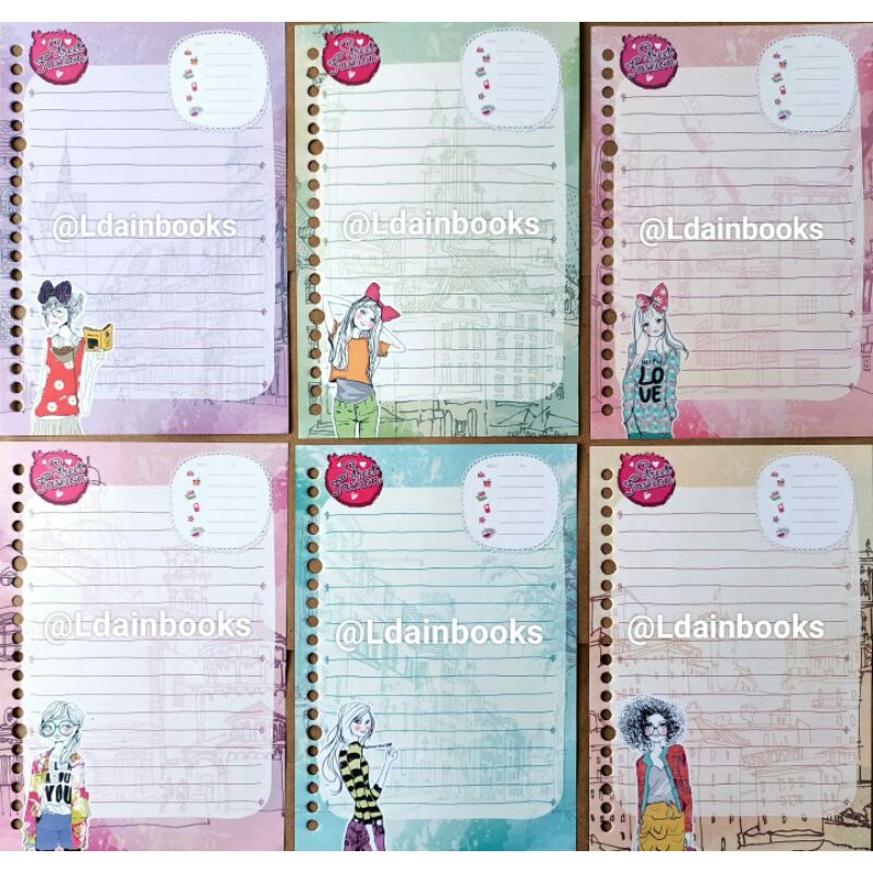 

WAJIB BACA DESKRIPSI PRODUK! Isi Binder Harvest A5 Street Fashion Lengkap