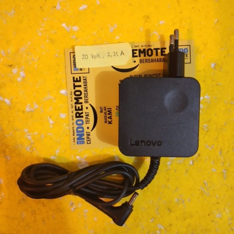 ADAPTOR CHARGER LAPTOP LENOVO IDEAPAD 20V 2.25A ORIGINAL