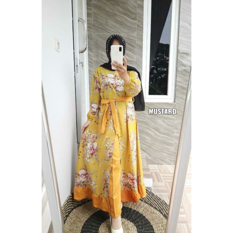 LONG TUNIK Monalisa Set Celana