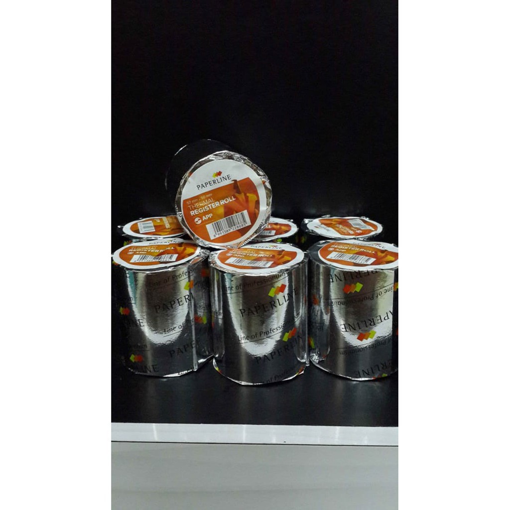 

Kertas Thermal Paperline ( Register Roll ) ( uk. 57 mm x 50 mm )