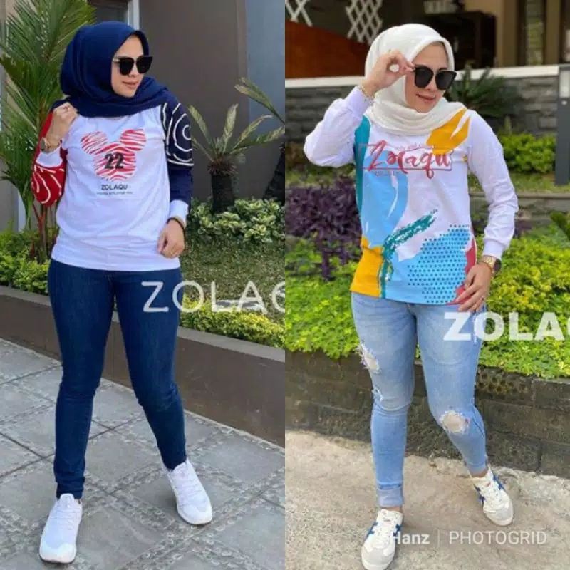 Kaos Zolaqu White Series color / kaos zolaqu Original