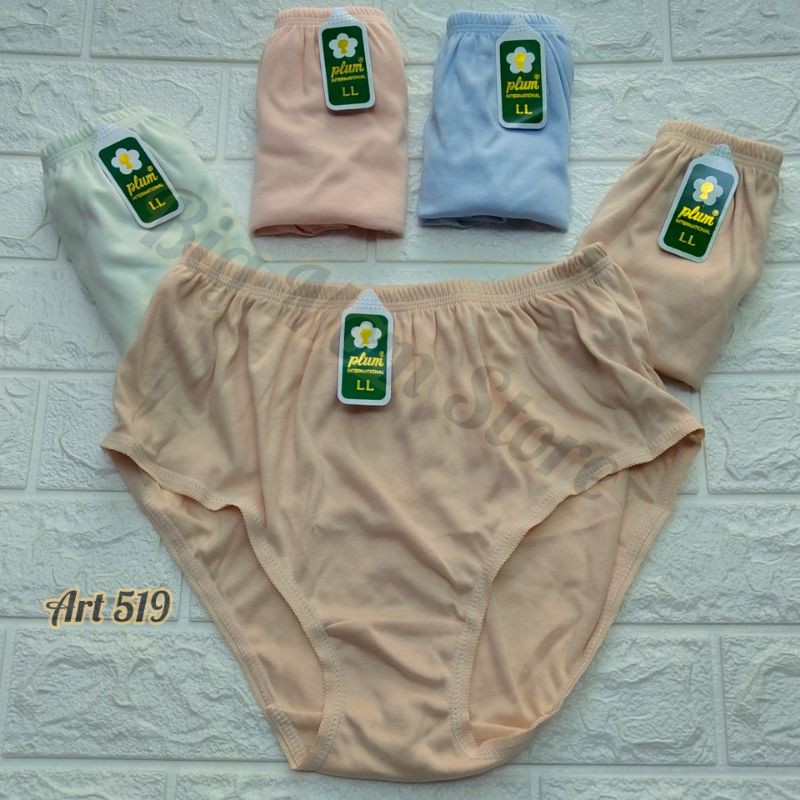 GROSIR CELANA DALAM PLUM 519 M L LL LLL L4