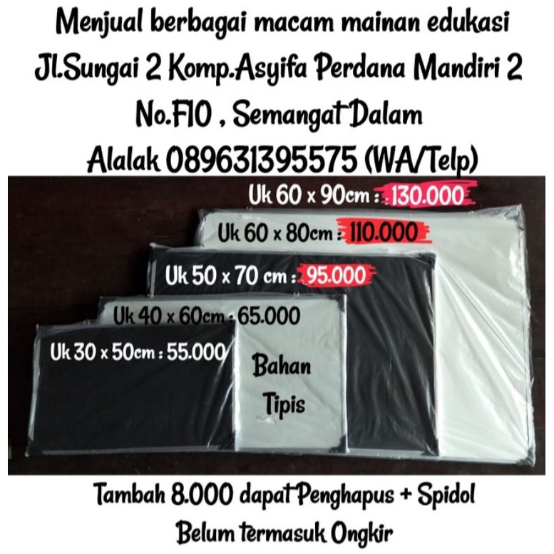 

Papan Tulis 30x50