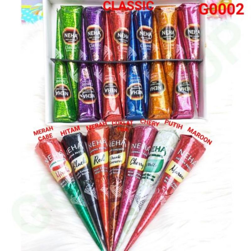 

G ( G2 ) HENNA CONE PAINTING HARGA GROSIR