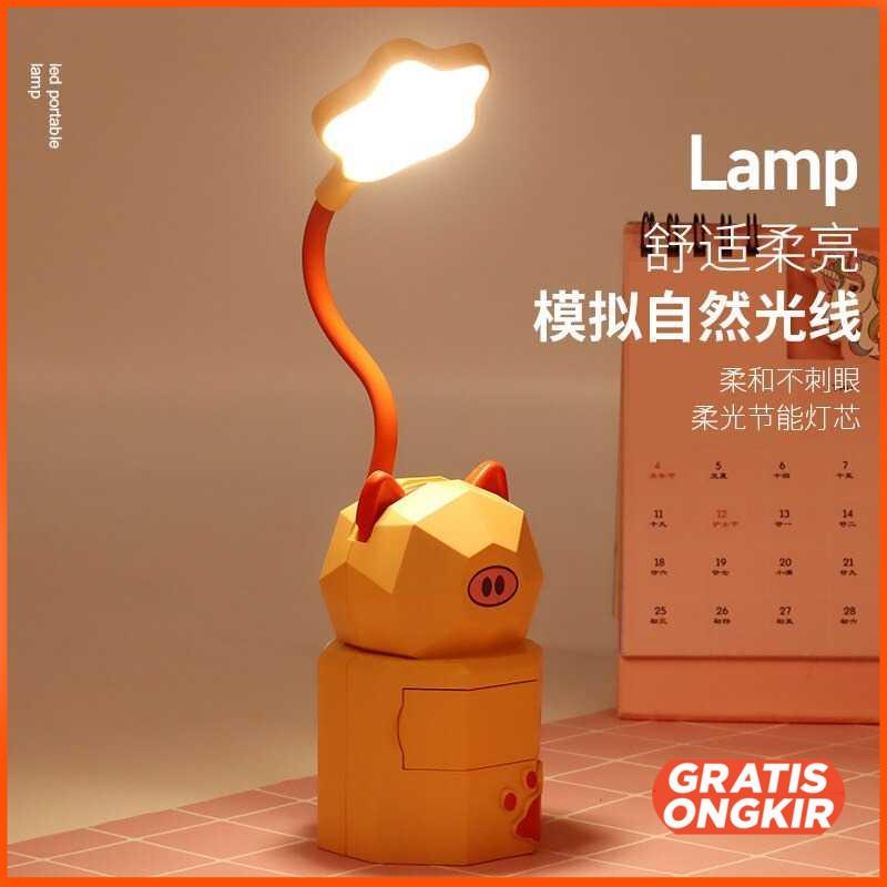 Lampu Meja Belajar USB Desk Lamp Desain Unik - YC5806