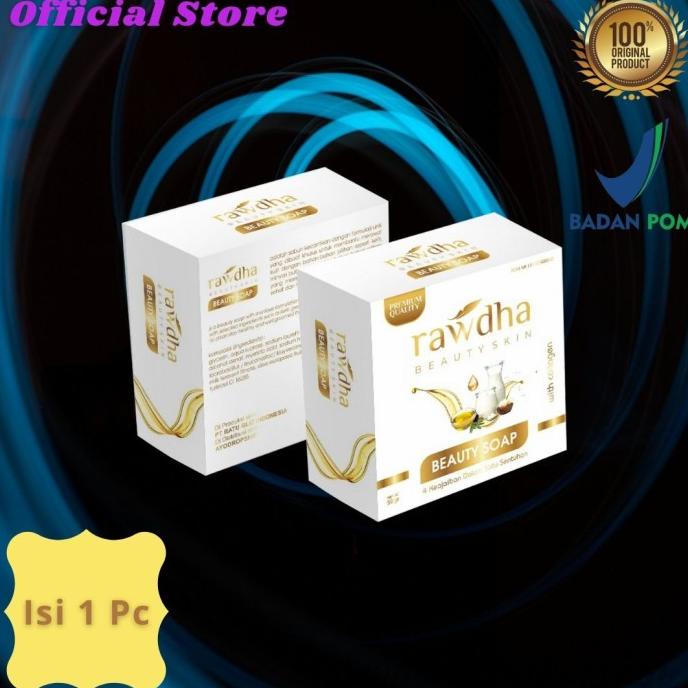#Sabun Pemutih Kulit Alami & Permanen|Rawdha Collagen Bpom Glowing