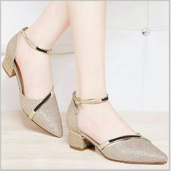 Empe Store Realpict COD Sepatu High Heels Wanita  Sepatu Pesta Wanita Fantopel Tali Belakang