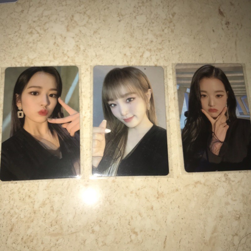 pob benefit pc wonyoung yujin yena izone photocard onereeler