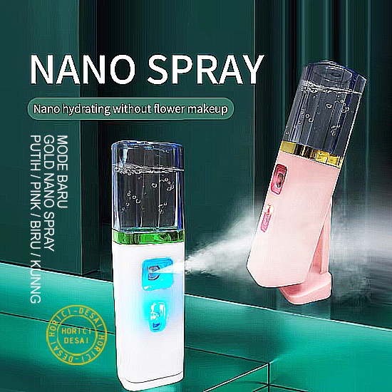 HORICI NANO SPRAY / MODE BARU GOLD NANO SPRAY/ NANO SPRAY MINI PORTABLE/ SIAP KIRIM