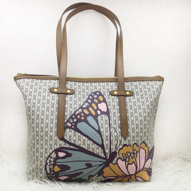 Fossil felicity tote butterfly