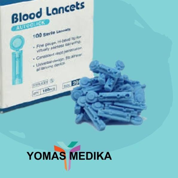 ☏ Jarum Lancet Alat Ambil Gula Darah Kolesterol Asam Urat Easytouch Easy Touch Nesco Autocheck GCU ➽