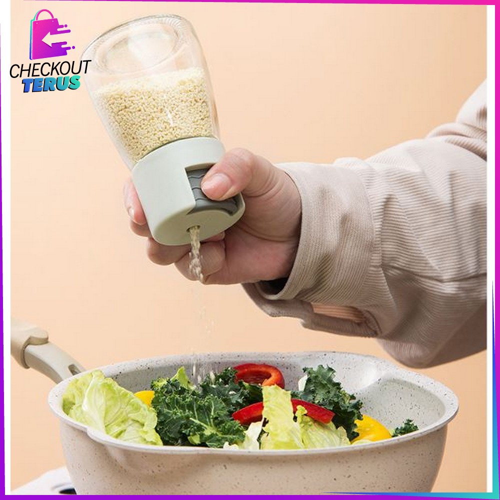 CT C578 Toples Bumbu Tabur Masak Mini Botol Bumbu Kaca Dapur Garam Gula Tempat Bumbu Dapur Botol Bumbu Plastik