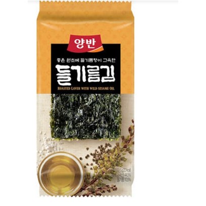 

Yangban Rumput Laut Dengan Minyak Perila - Seasoned Laver Perilla Oil