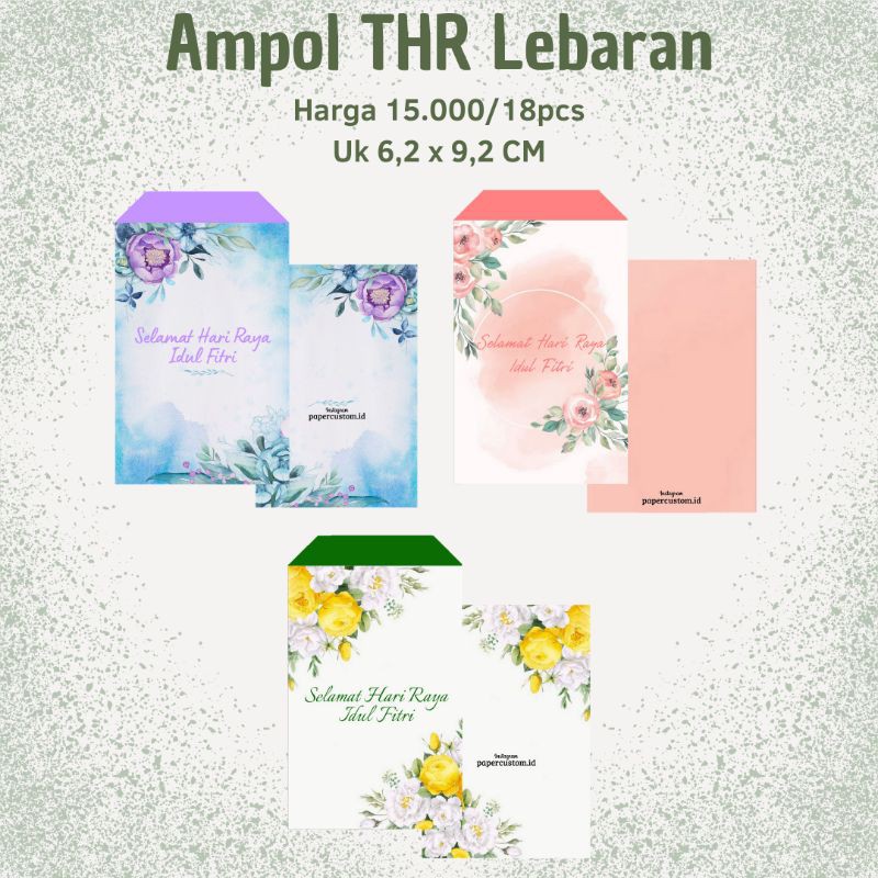 

AMPLOP ANGPOU, THR, LEBARAN tema SHABBY