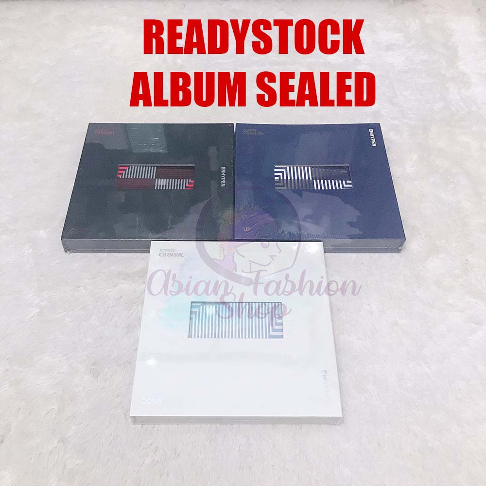 ENHYPEN BORDER : CARNIVAL 2nd Album READYSTOCK, weverse / aladin po benefit gift