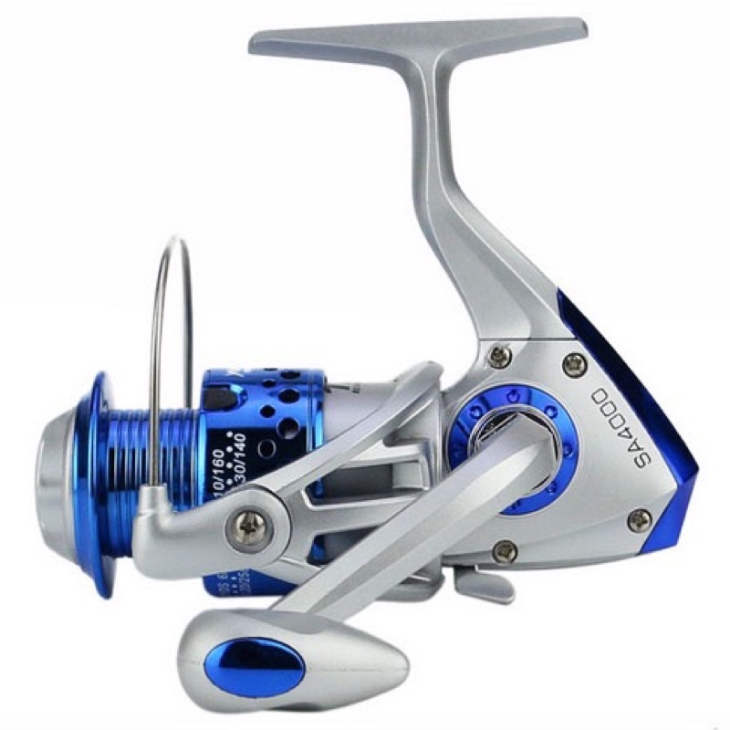 TaffSPORT 3000 Series Reel Pancing Fishing Reel 5.5:1 Gear Ratio - SA3000 - Silver Blue