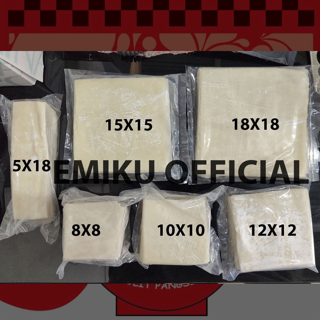 

Emiku Kulit Pangsit Kotak 500gr (8,10,12,15 cm)