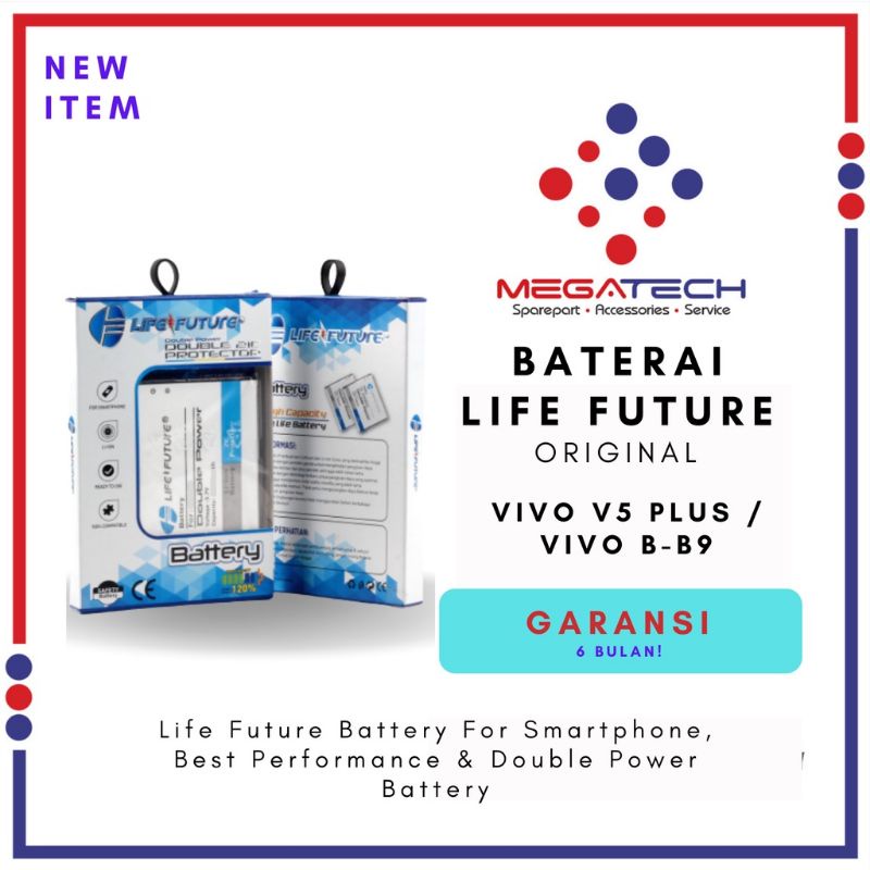 BATTERY BATERAI BATRAI BATRE VIVO V5 PLUS V5+ BB9 B-B9 DOUBEL POWER