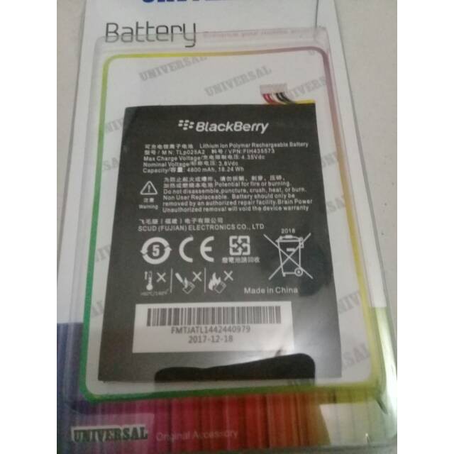 Battery Batre Baterai Blackberry BB Z3 FIH435573