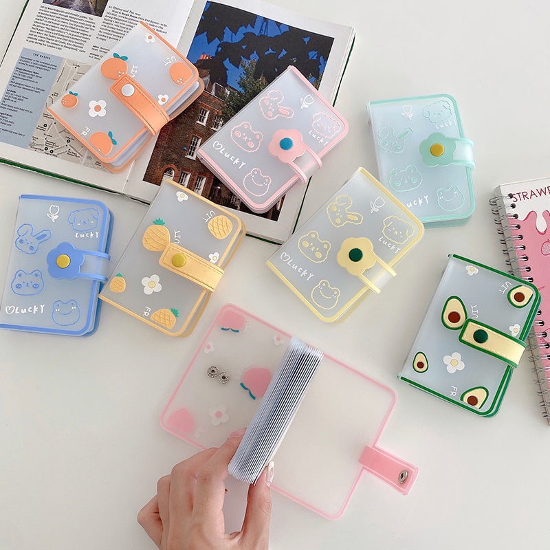 ONLYONE12 Dompet Kartu Transparan Tempat Kartu / Card Holder Motif Karakter Lucu / Card Holder Women / Card Holder Korea / Dompet Kartu Muat Banyak