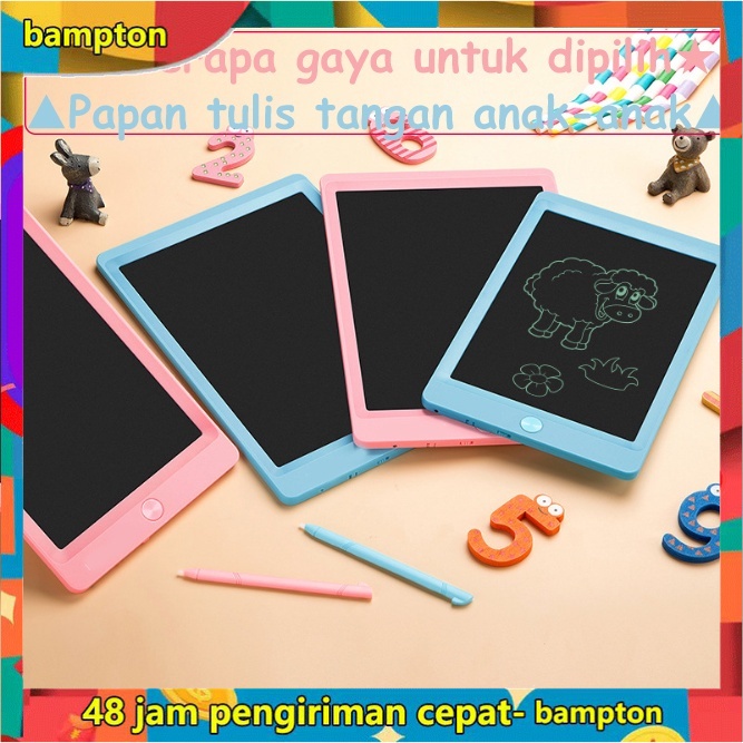 bampton lcd drawing writing tablet 8 5 10 inch papan tulis lcd gambar untuk anak dan dewasa cod 