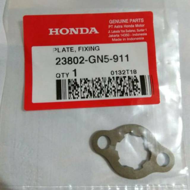 Kleman Kancingan Gir Gear Gigi depan - Karisma Revo Blade Legenda Asli Honda 23802GN5911