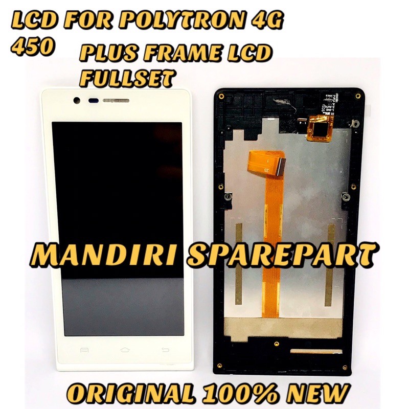 LCD TOUCHSCREEN POLYTRON 4G 450 PLUS FRAME 100% NEW