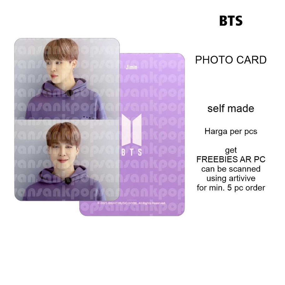 photocard bts bangtan versi armybox