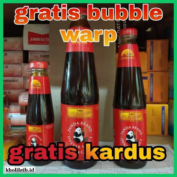 

gnidderdsaus- lee kum kee saus tiram cap panda 770gr+bubble warp(botol besar) -asliiiiii.