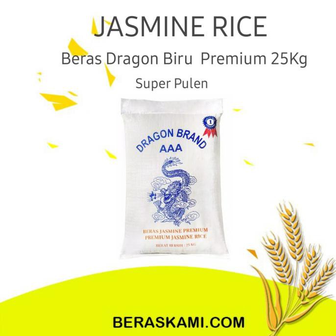 

Ready Stok Beras Jasmine Dragon biru/ Beras Vietnam/Beras Pulen Premium - 5 Kg Terlaris