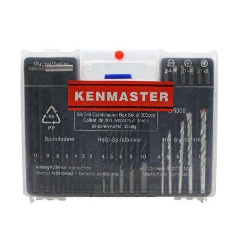 KENMASTER Mata Bor Set Besi Kayu Tembok dan Mata Obeng Fisher | Shopee