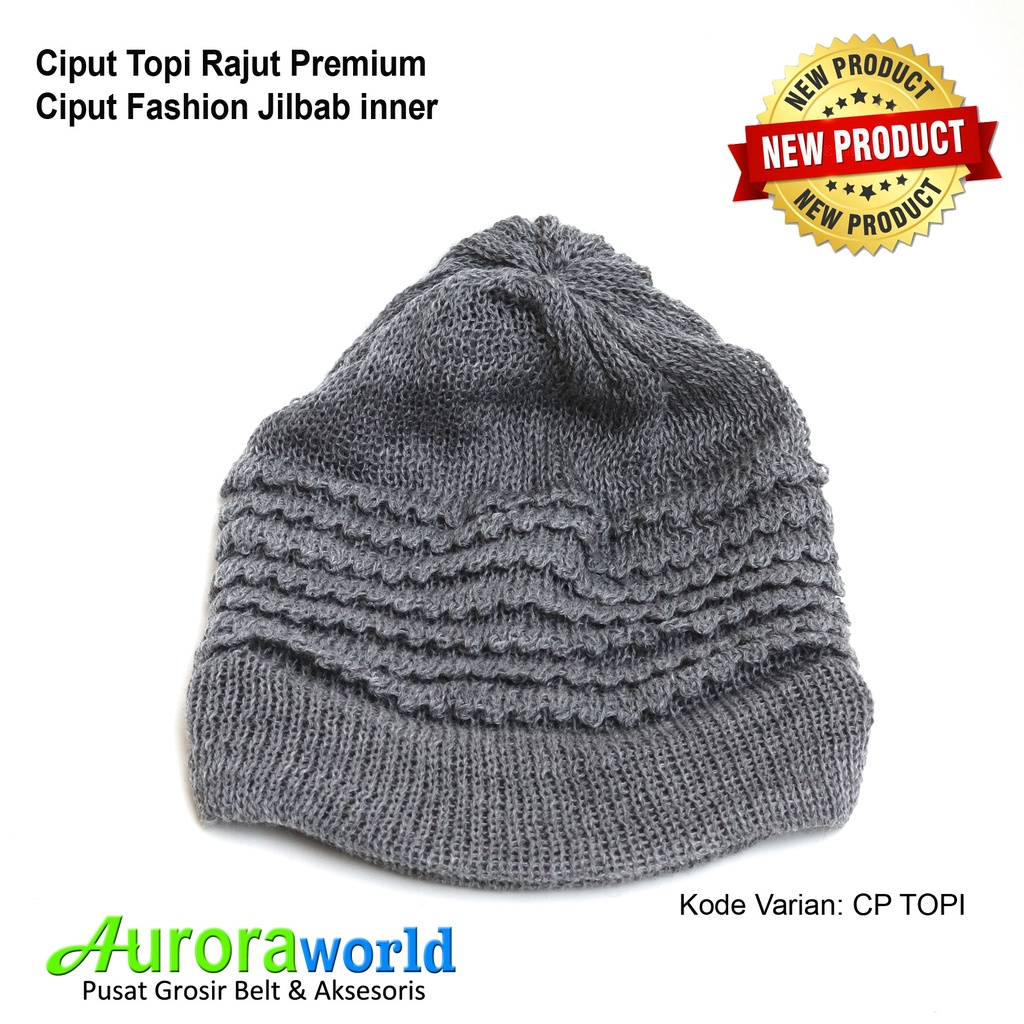 Auroraworld Ciput Topi Rajut Premium Ciput Topi Classic dalaman jilbab inner bandana bahan Tebal