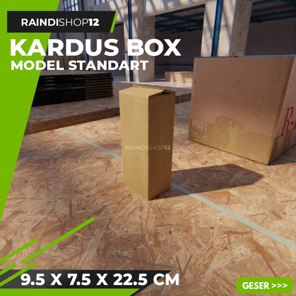 

BOX 9.5 X 7.5 X 22.5 CM KARDUS KOTAK KEMASAN PACKAGING KADO POLOS