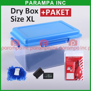 Drybox Dry Box Size XL Besar Kedap Udara untuk Kamera DSLR / Mirrorless / Alat Elektronik Lainnya