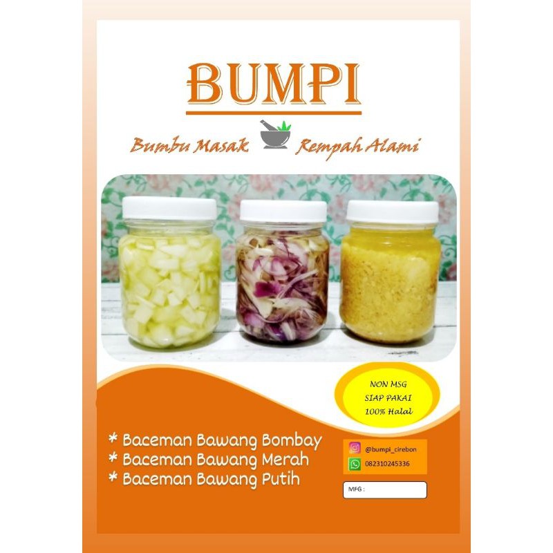 

bumpi baceman bawang bombay