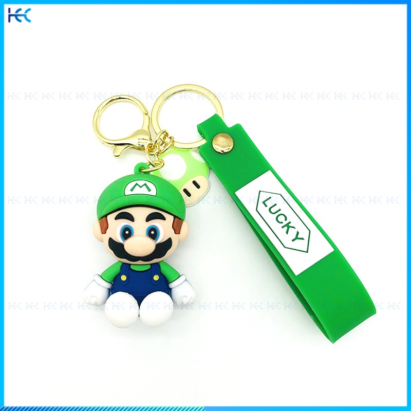 Super Mario Cute Cartoon Keychain Car Bag Fashion Pendant collection ornaments