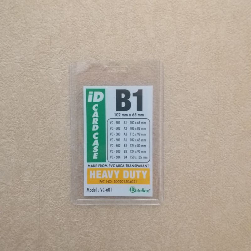 

ID CARD holder id CARD case DATAFLEX B1 heavy duty. NAMETAG plastik.