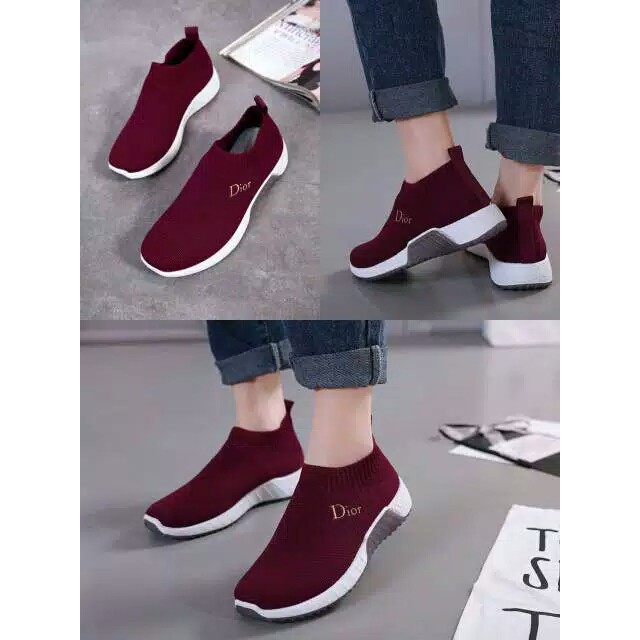 gifari ds 05 sepatu slip on wanita imitasi-1