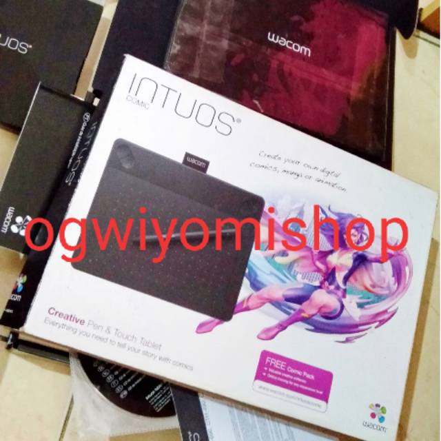 Jual INTUOS WACOM COMIC BEKAS/SECOND KONDISI 98% MEDAN