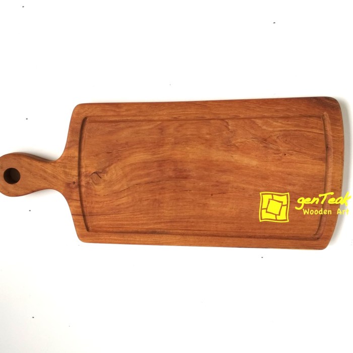 Telenan - Talenan Kayu / Talenan Kayu Jati / Talenan Kayu Hias : Model Cricket