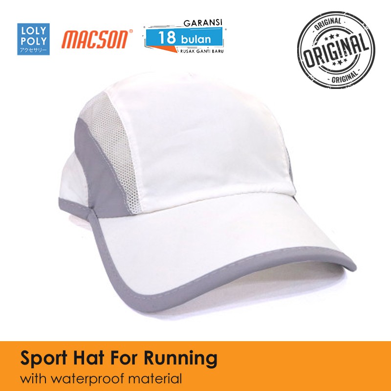 Lolypoly Topi Olahraga Sport Polyster Cocok Untuk Lari, Bersepeda - 03