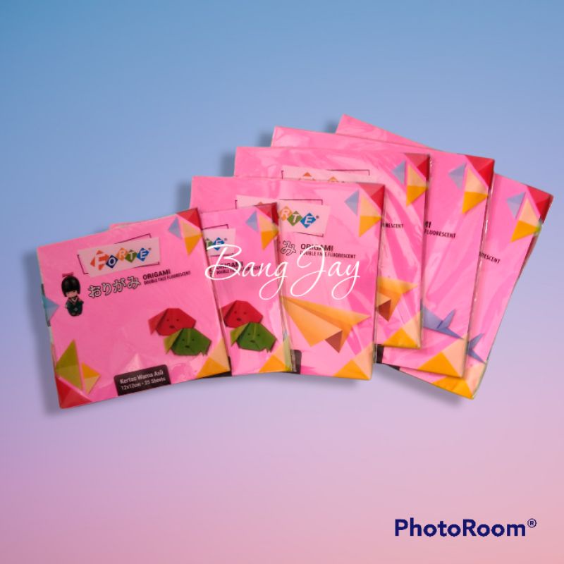 

Origami Paper / Kertas Lipat 2 sisi warna