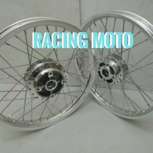 VELG COMET RING17X140-160 SEPAKET MOTOR SONIC150-SUPRA X125-MX NEW PLUS STEL VELG WARNA BISA REQUEST