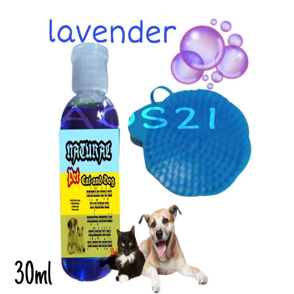 paket grooming lengkap hewan anjing kucing shampoo natural 30ml dan sisr bulat anti kutu bakteri