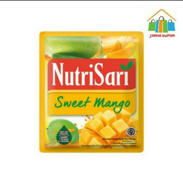 

Nutrisari Sweet Mango 10"sachet