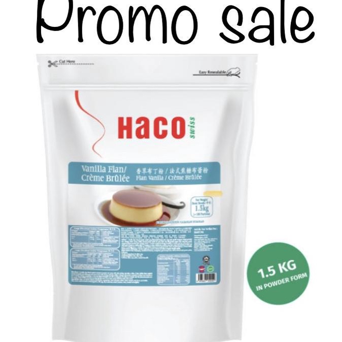 

Haco Vanilla Flan / Crme brulee 1500gr ---NEW---