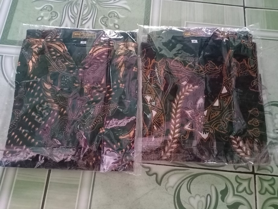 Astama Eksklusif Batik Solo Lengan Pendek Murah Bahan Katun Halus Batik Sogan Sragenan Full Furing