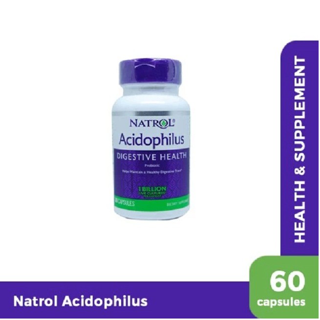 Natrol Acidophilus 100mg [60 Caps] B370212