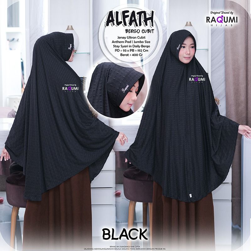 ALFATH BY RAQUMI HIJAB ORIGINAL SOLO
