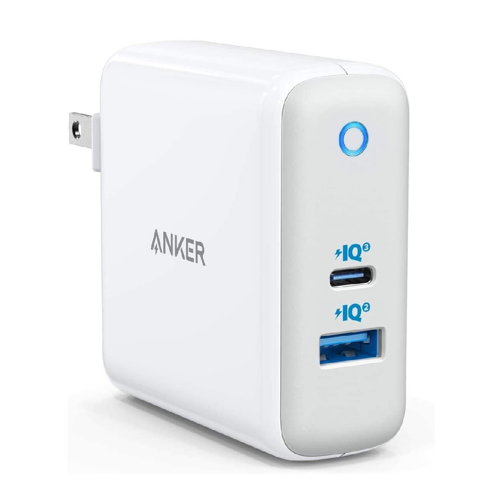 ANKER A2322 - PowerPort Plus Atom III - Dual Port Charger - 60W MAX - Charger 2 Port 60W dari ANKER